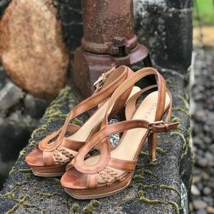 Guess Wooden heel platforms